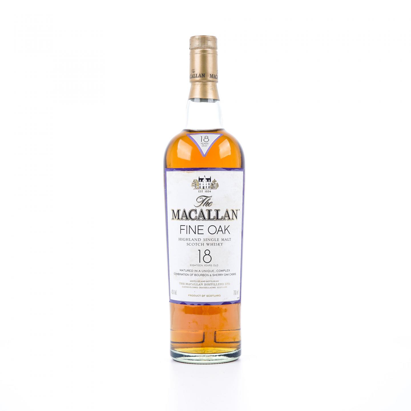 Macallan 麦卡伦 18年 Fine Oak