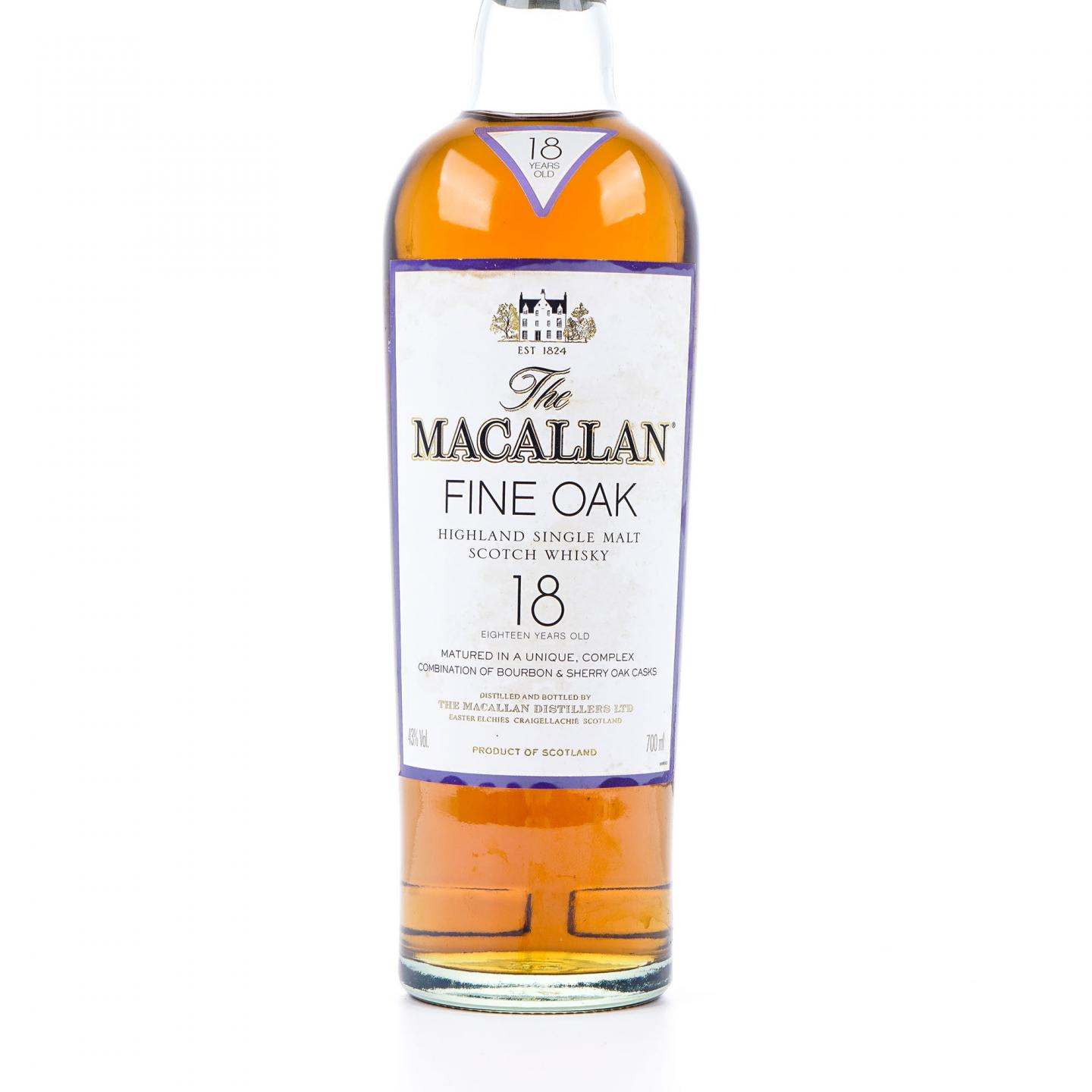 Macallan 麦卡伦 18年 Fine Oak