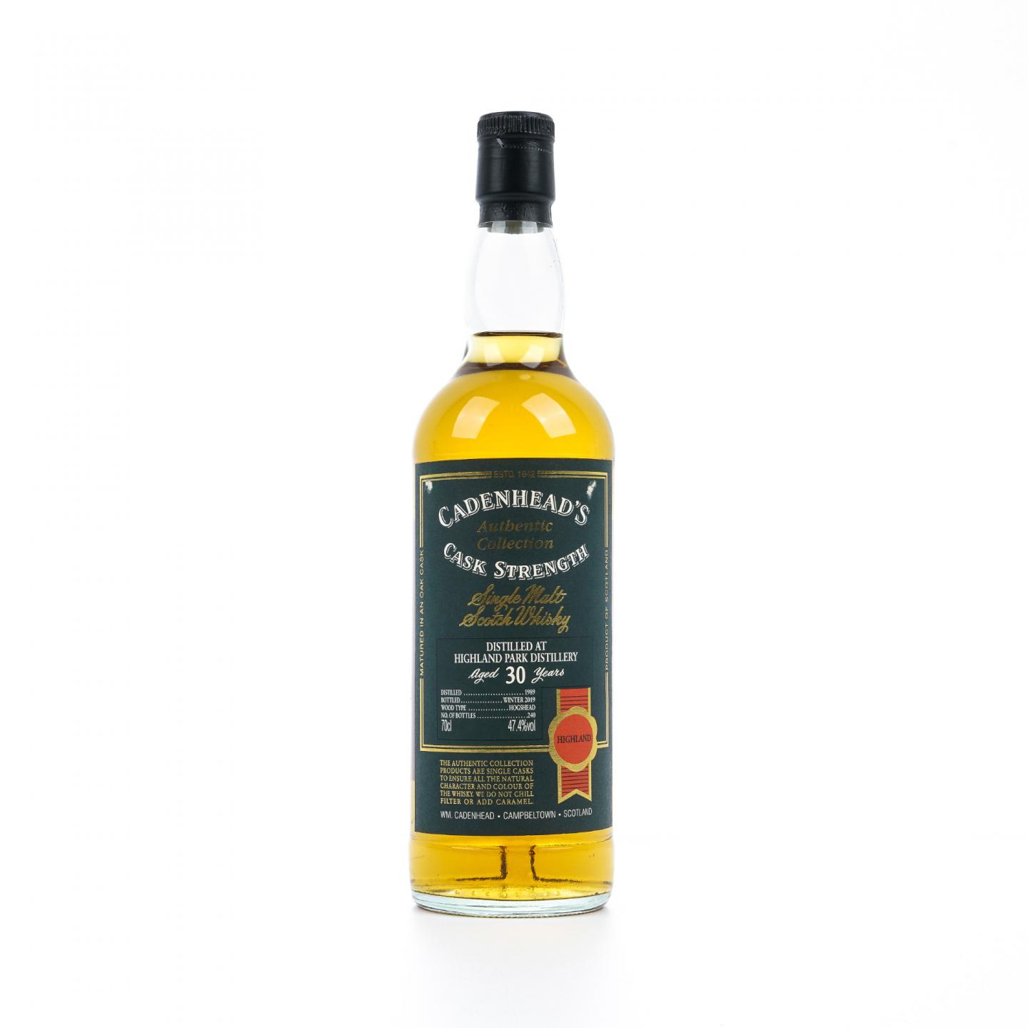 Highland Park 高原骑士 30年 1989-2019 Cadenhead