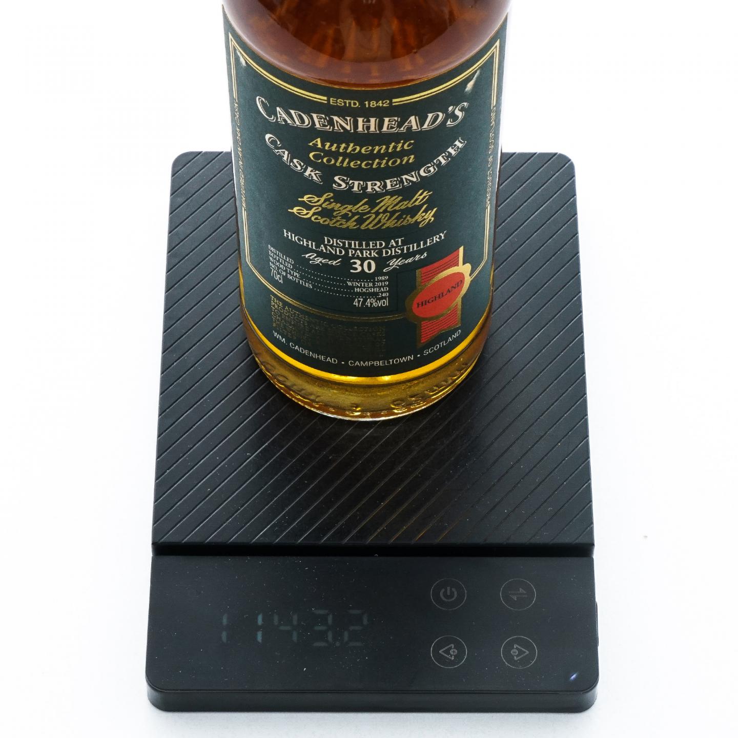 Highland Park 高原骑士 30年 1989-2019 Cadenhead