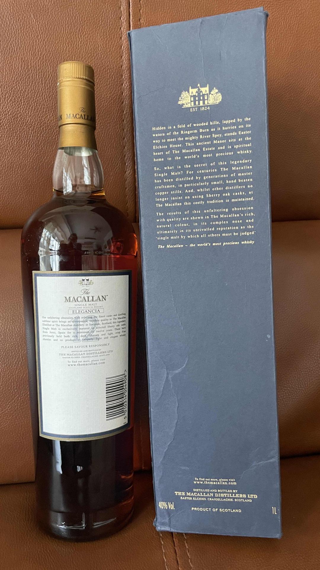 麦卡伦 12典雅 1公升 草写版 曼妙瓶 首版 品相 水位都不错