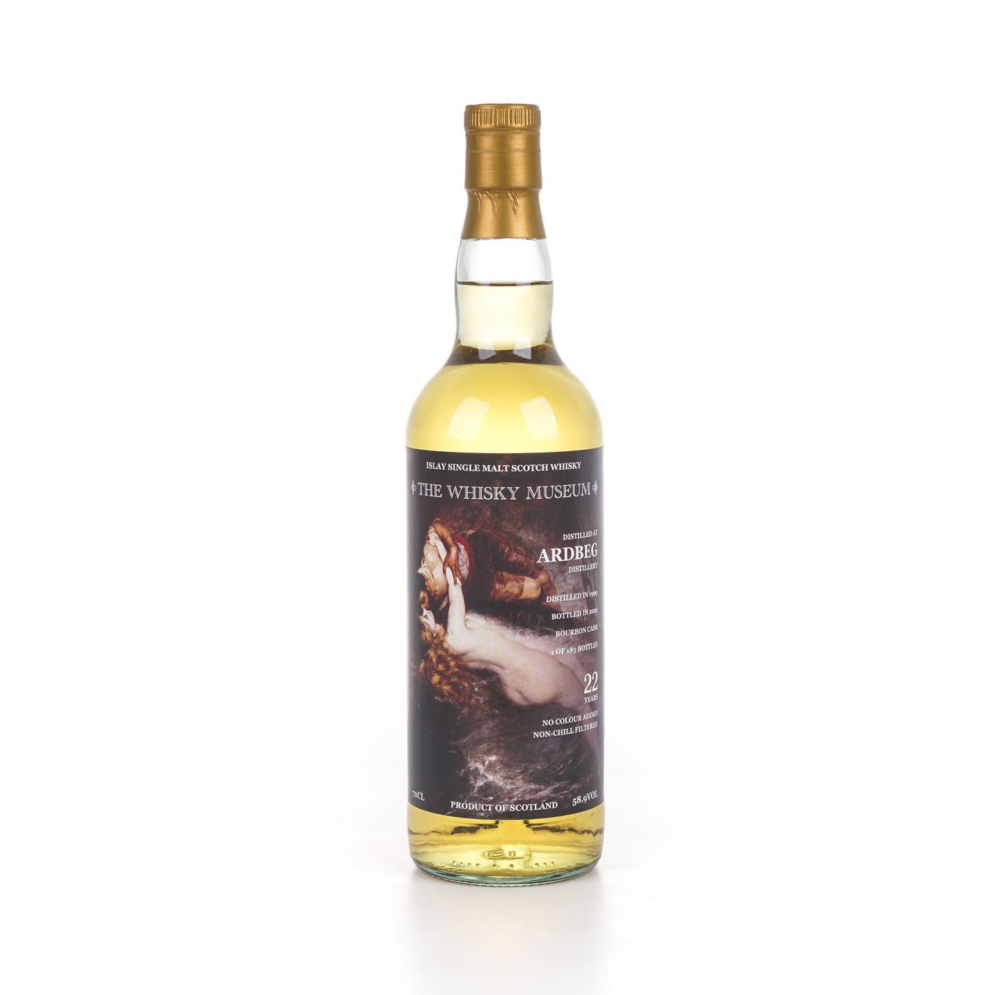 Ardbeg 阿贝 22年 1999-2021 波本桶 The Whisky Museum 700ml