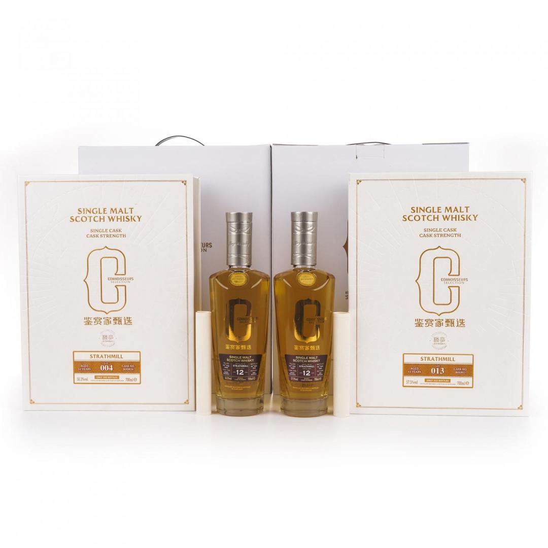 【特价套装】斯特拉斯米尔2009-2021 12年波本桶单桶单一麦芽威士忌2只组