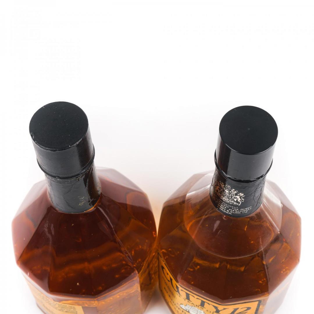 【珍稀旧版】80年代 顺风 12年威士忌2只组