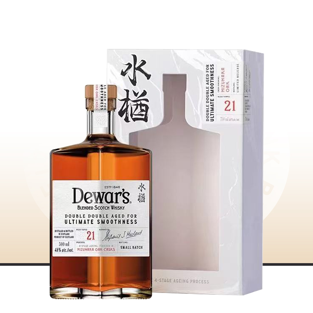 【四次陈酿】Dewar’s 帝王二次方系列21年水楢桶限量版调和威士忌