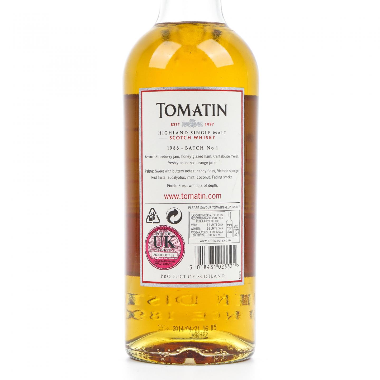 Tomatin 汤马丁 1988 礼盒