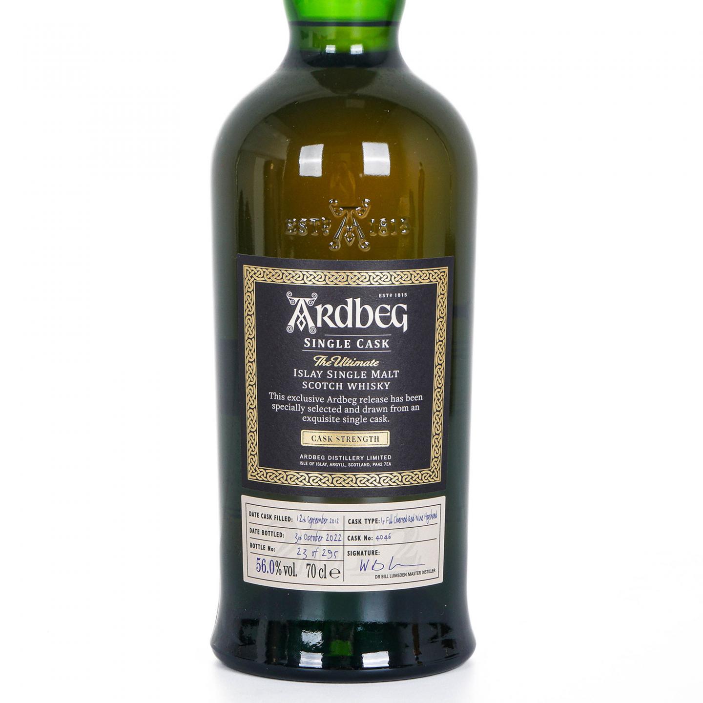 Ardbeg 阿贝 2012-2022 单桶 桶强#4046