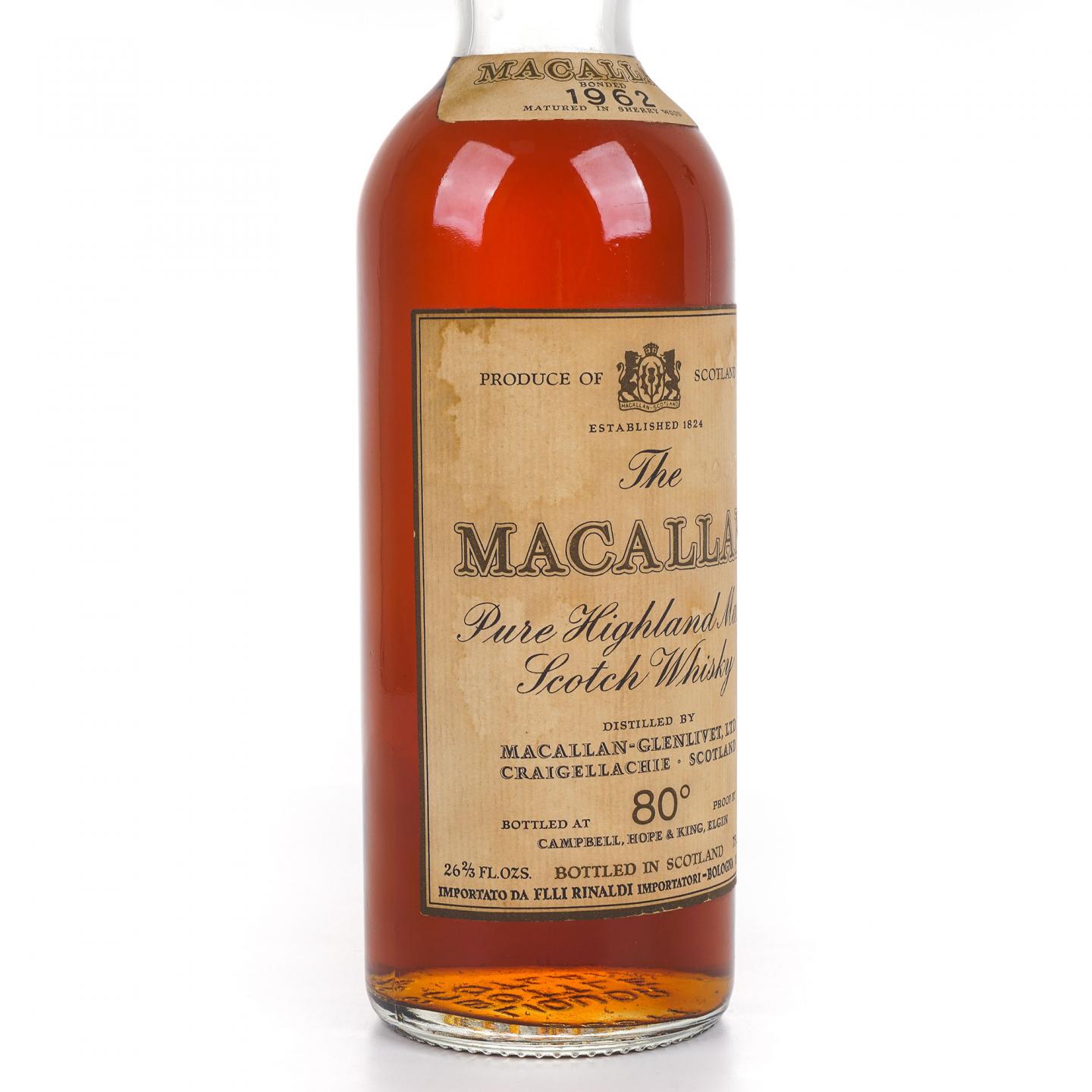 Macallan 麦卡伦 1962 80°Proof 雪莉桶 750ml