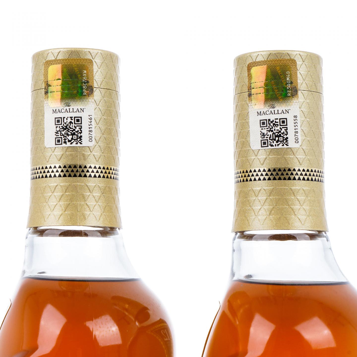 【附X光图】Macallan 麦卡伦 12年 蓝钻Double Cask 中国2019猪年版 2瓶组
