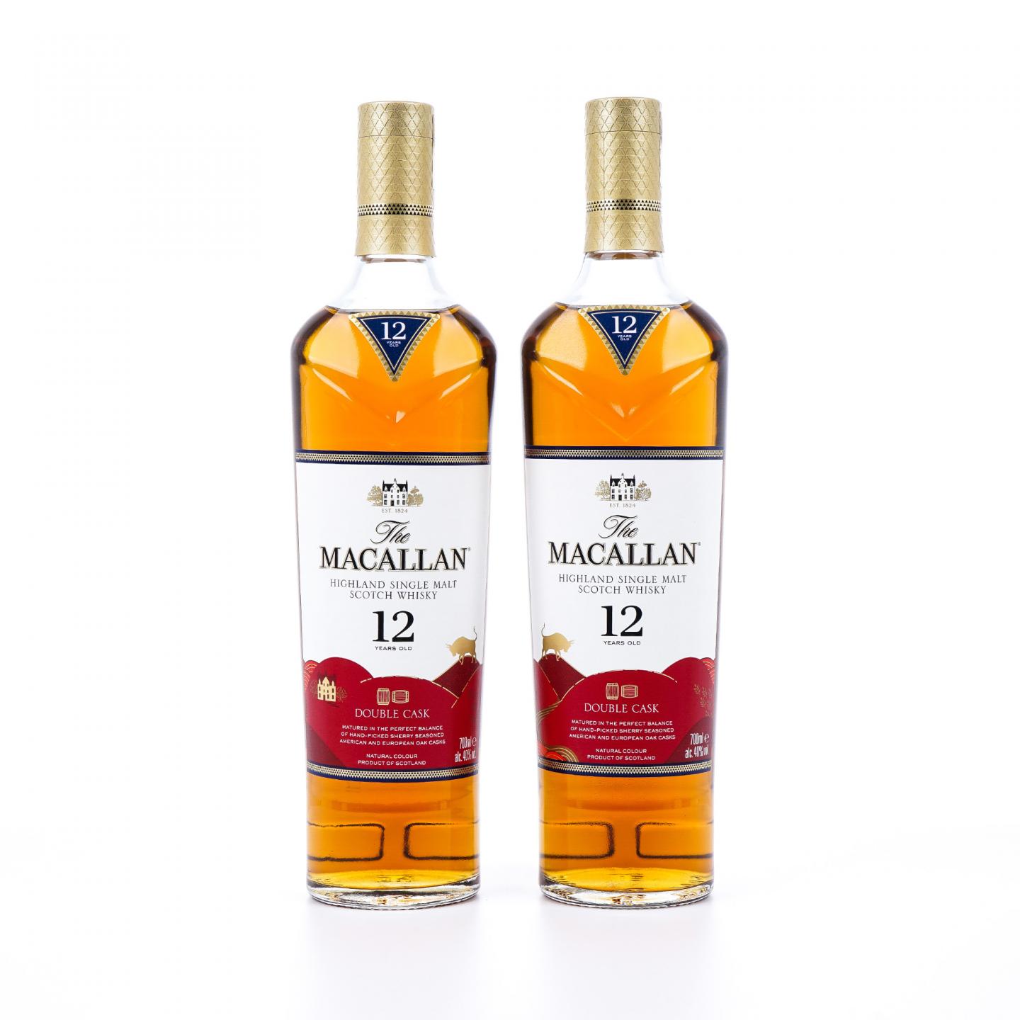 【附X光图】Macallan 麦卡伦 12年 中国牛年特别版 2支组