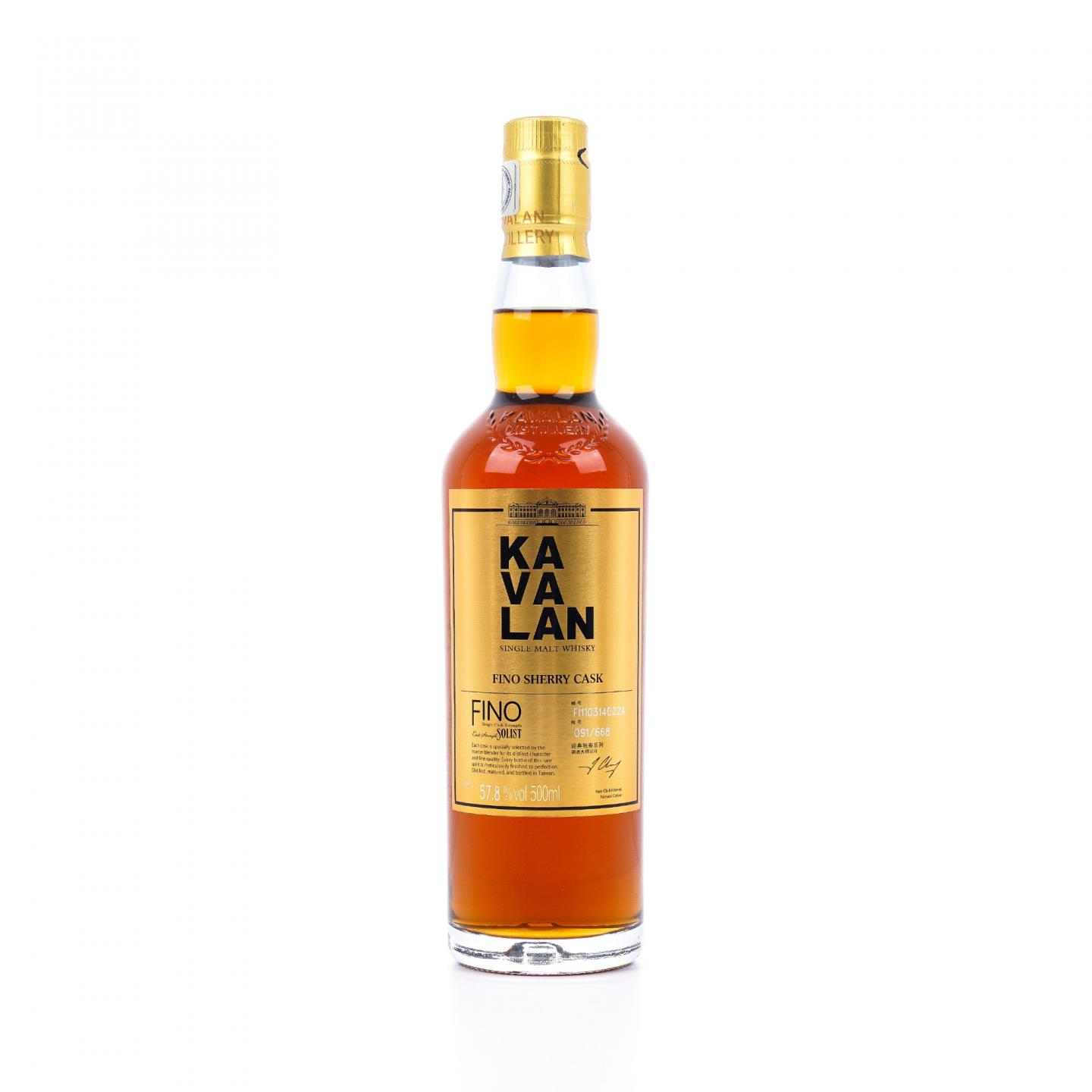 Kavalan 噶玛兰 经典独奏 Fino雪莉桶#FI110314022A 500ml
