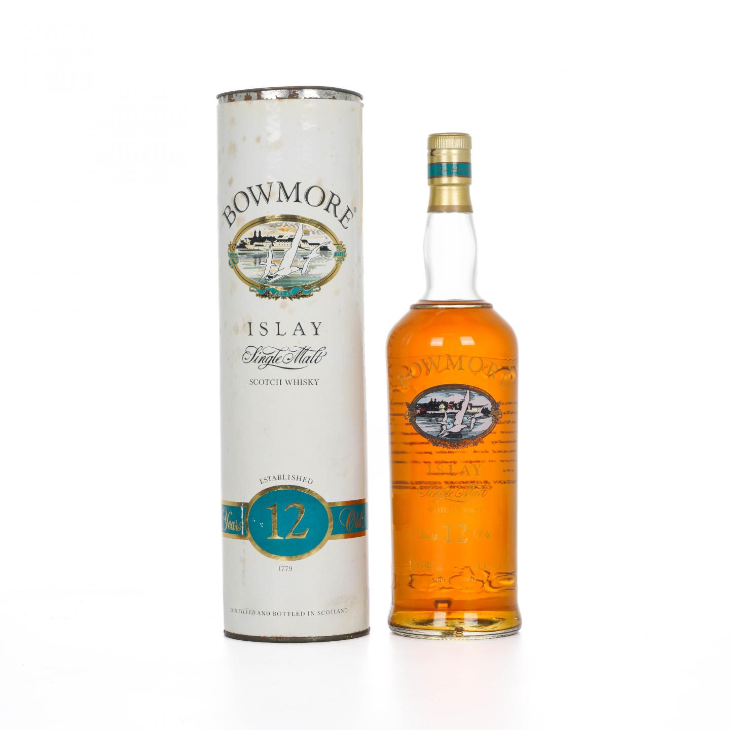 Bowmore 波摩 12年 透明海鸥标 1L