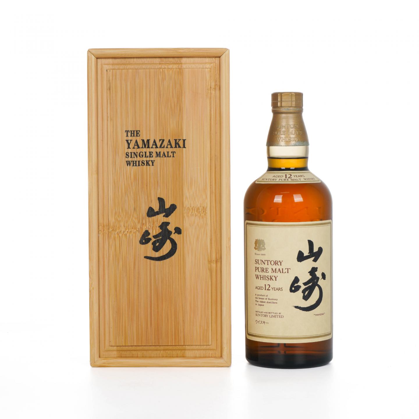 山崎 12年 金狮标 Pure Male 750ml 非原盒