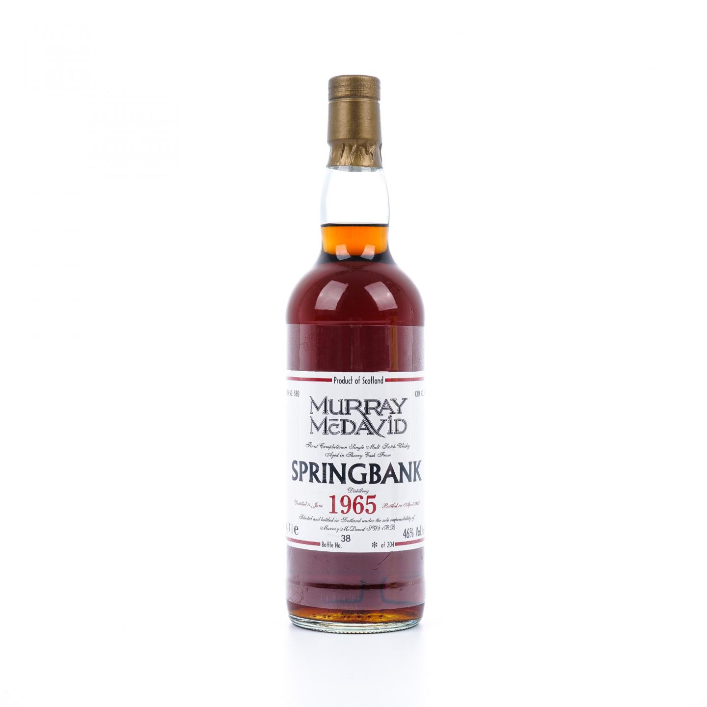 Springbank 云顶 1965-1998 雪莉单桶 MM