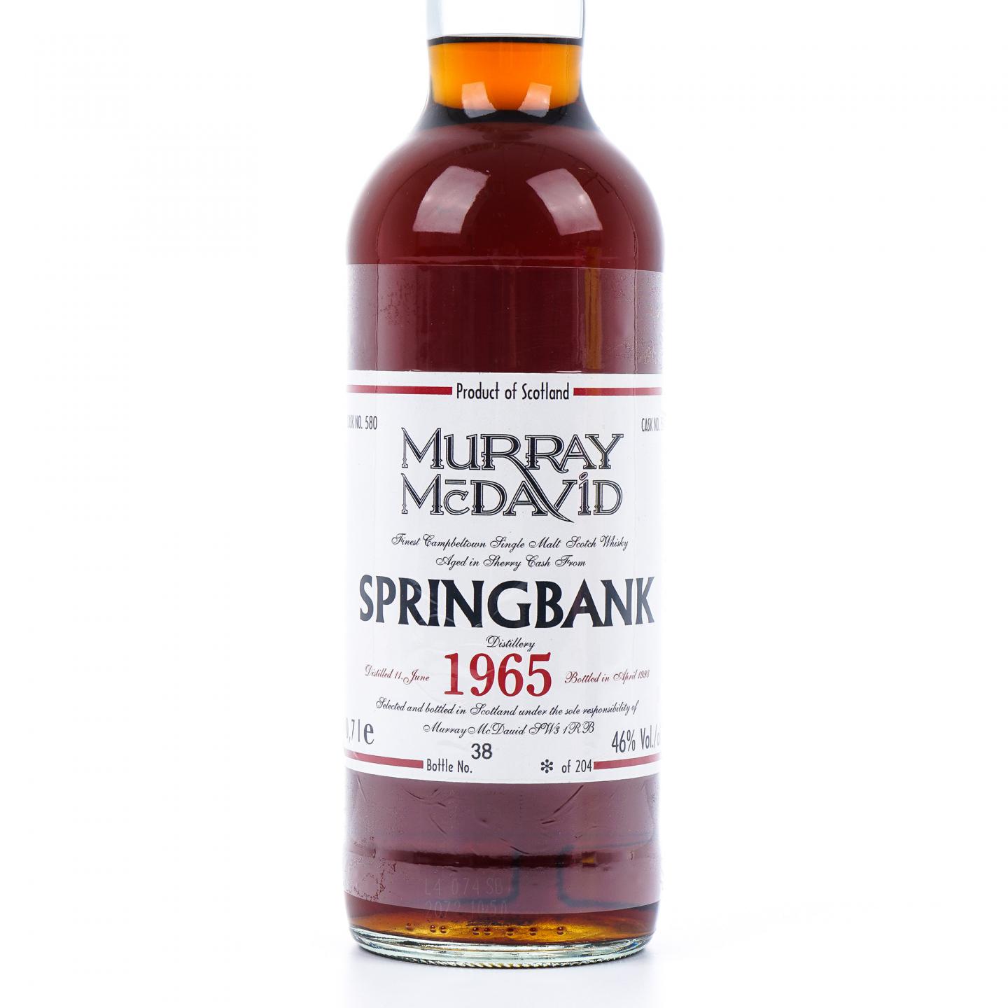 Springbank 云顶 1965-1998 雪莉单桶 MM