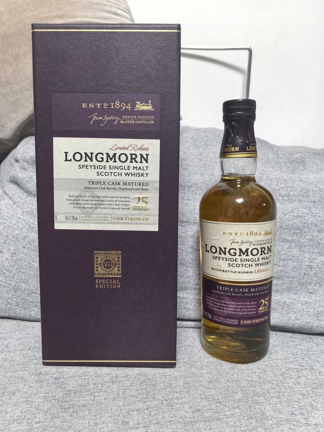 ob朗摩25年桶强52.8度