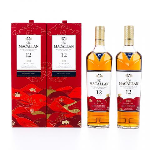 【附X光图】Macallan 麦卡伦 12年 中国牛年特别版 2支组