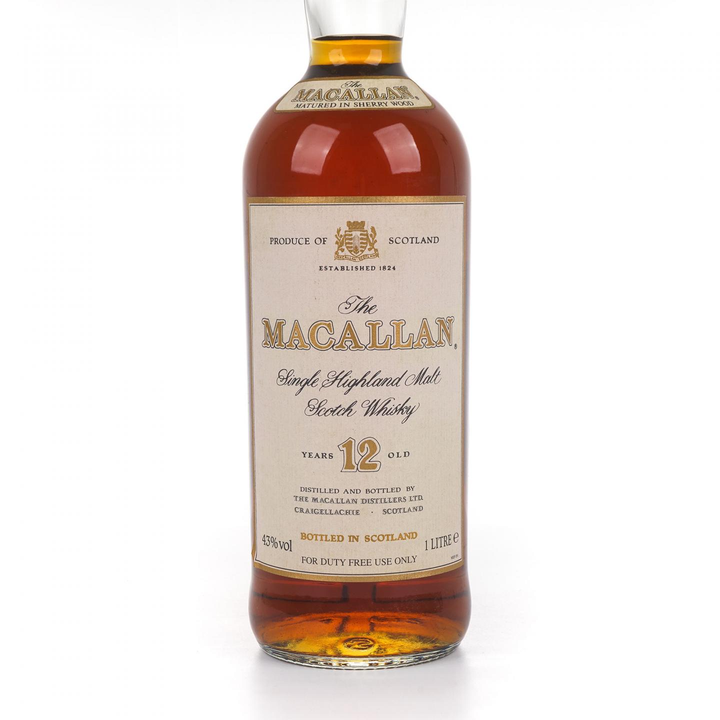 Macallan 麦卡伦 12年 雪莉桶 庄园 1L