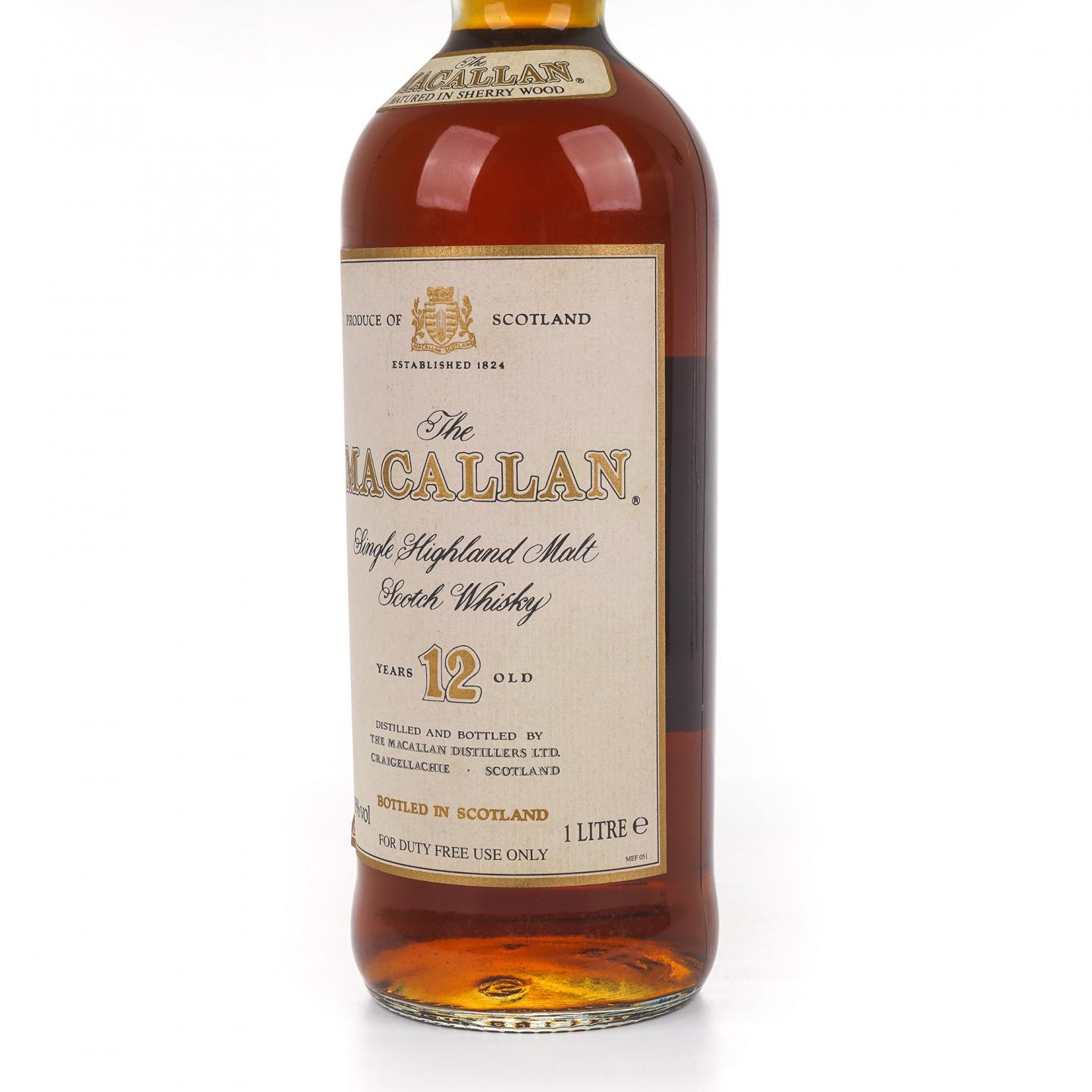 Macallan 麦卡伦 12年 雪莉桶 庄园 1L