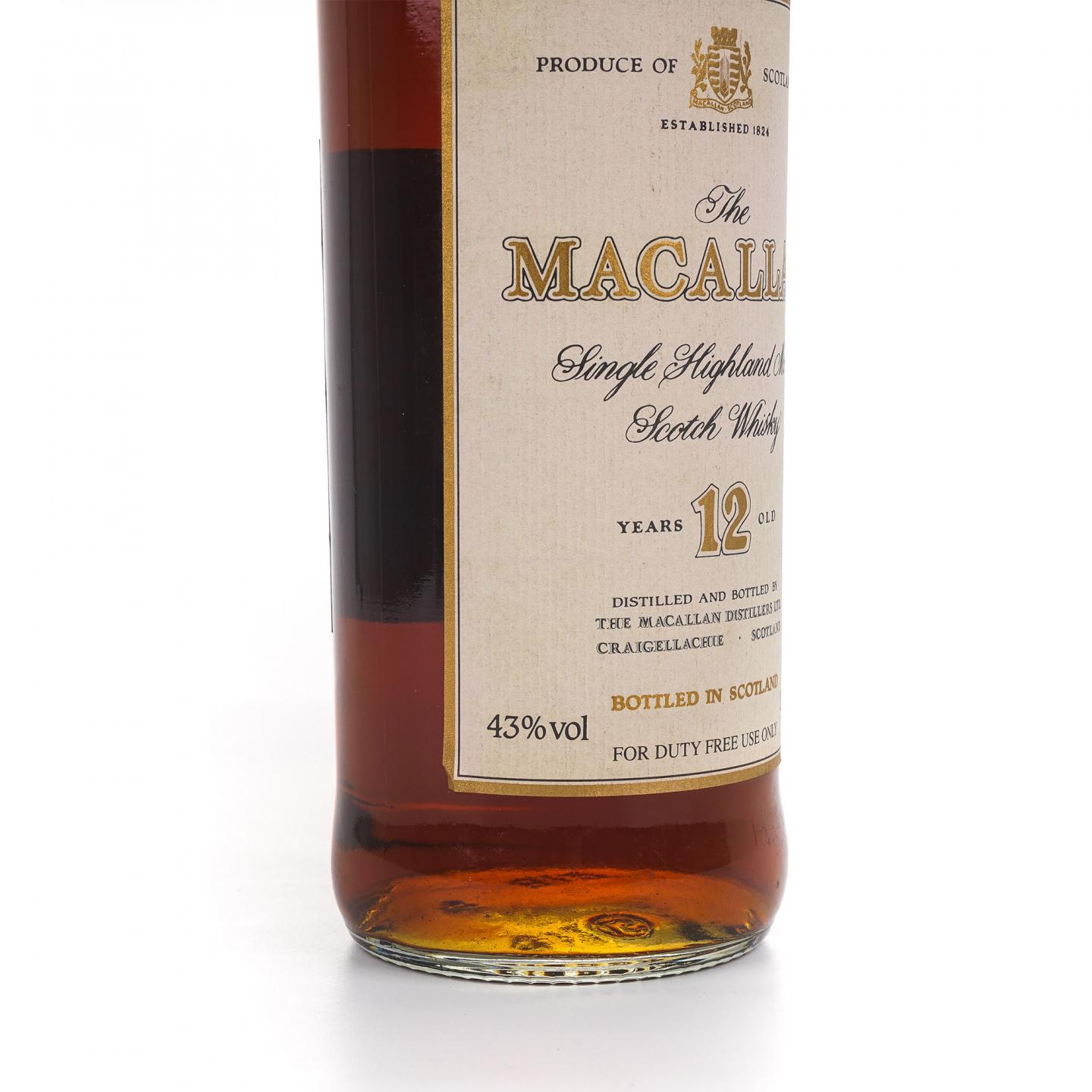 Macallan 麦卡伦 12年 雪莉桶 庄园 1L