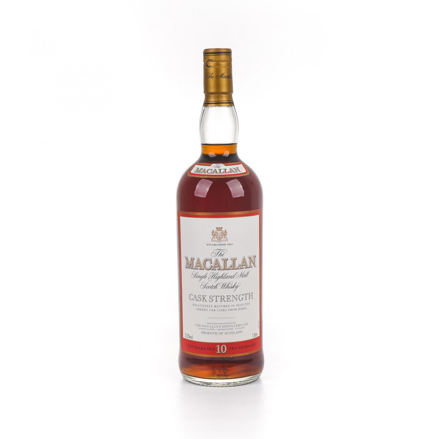Macallan 麦卡伦 10年 桶强 1升装 57.2%