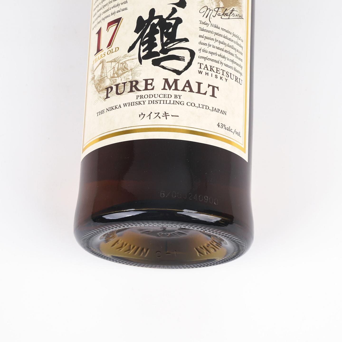 竹鹤 17年 Pure Malt 43%