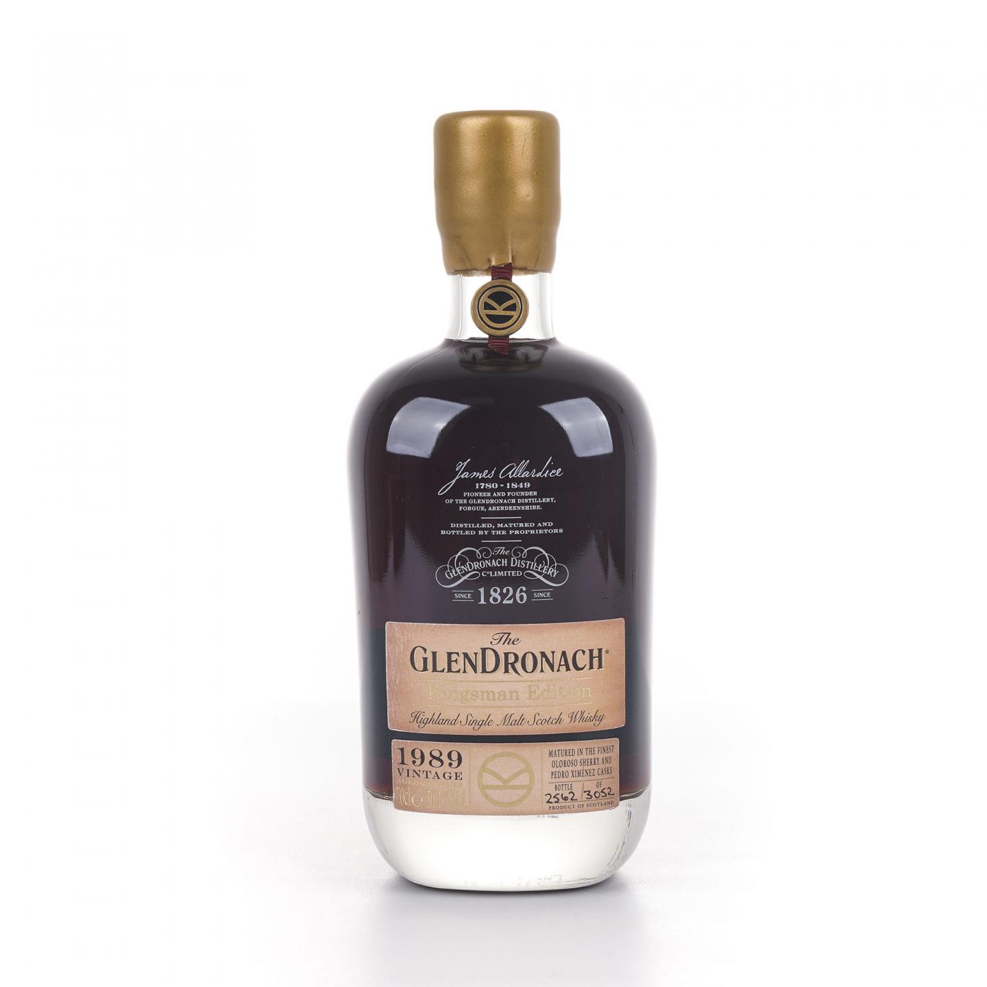 Glendronach 格兰多纳 29年 1989 王牌特工限量版 700ML