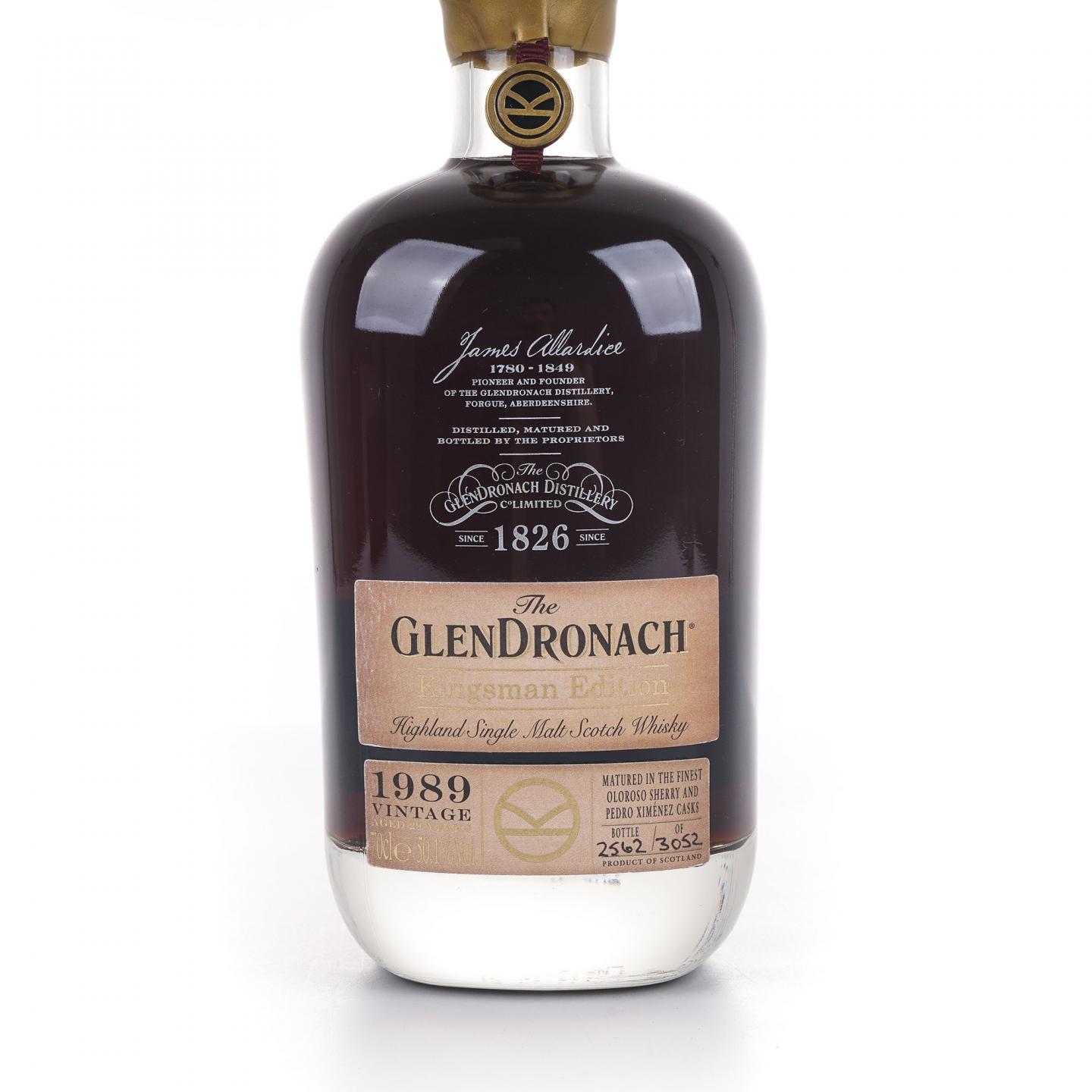 Glendronach 格兰多纳 29年 1989 王牌特工限量版 700ML