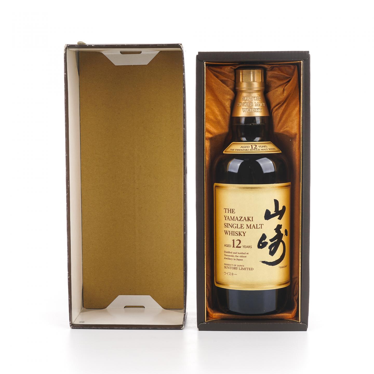 山崎 12年 Single Malt 金花盖