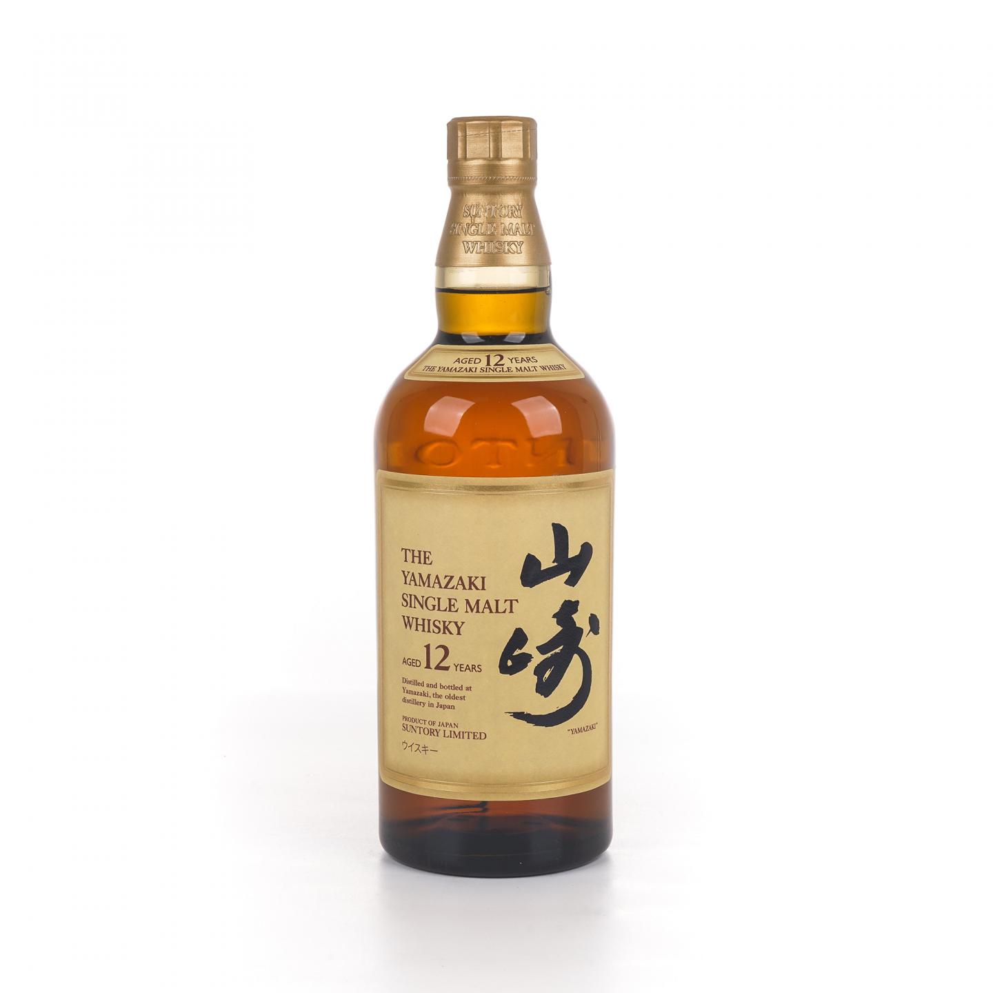 山崎 12年 Single Malt 金花盖