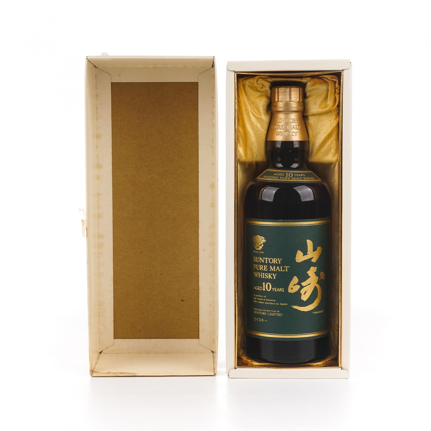 山崎 10年 金花标 绿标 Pure Malt 750ml
