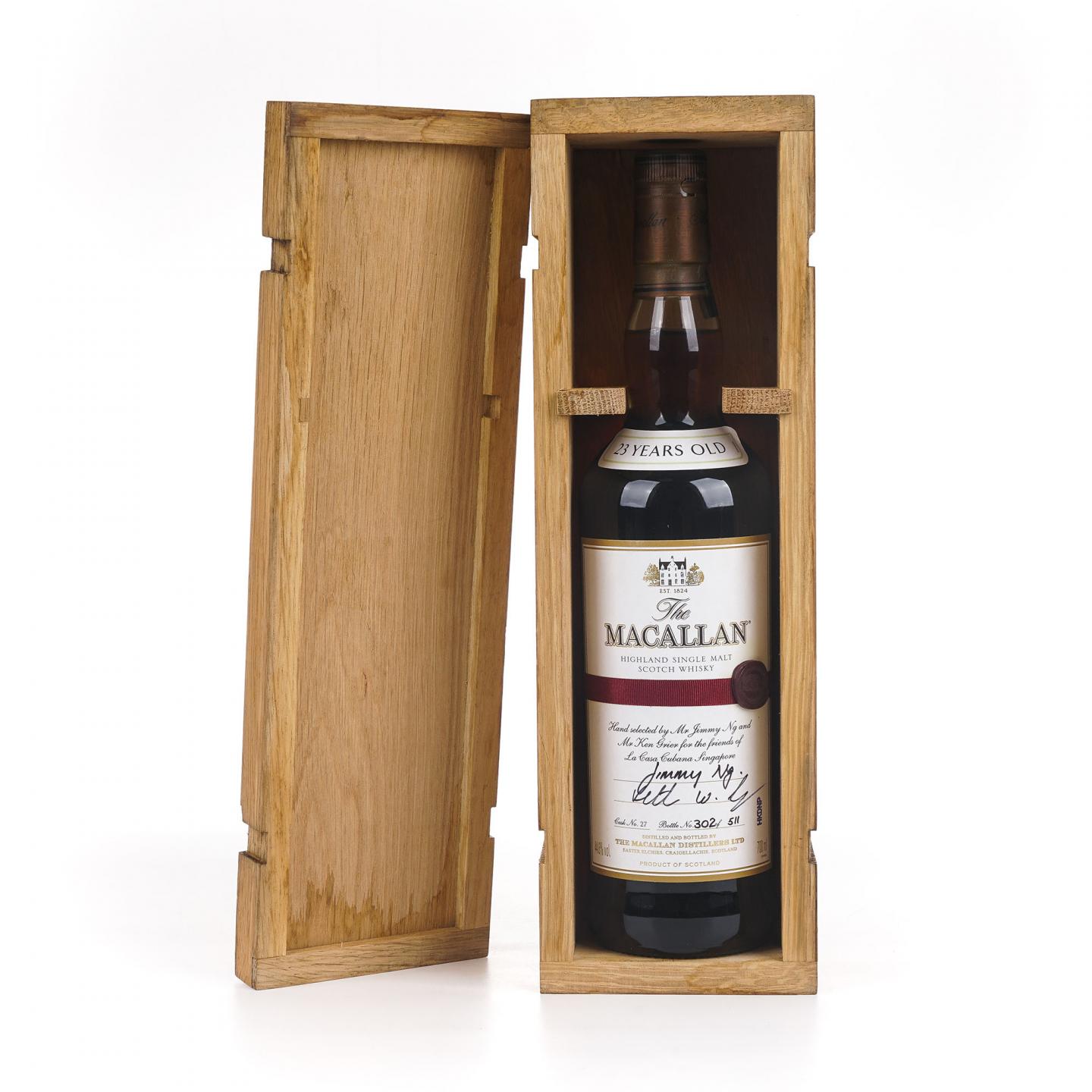 Macallan 麦卡伦 23年 雪莉单桶#27 新加坡市场