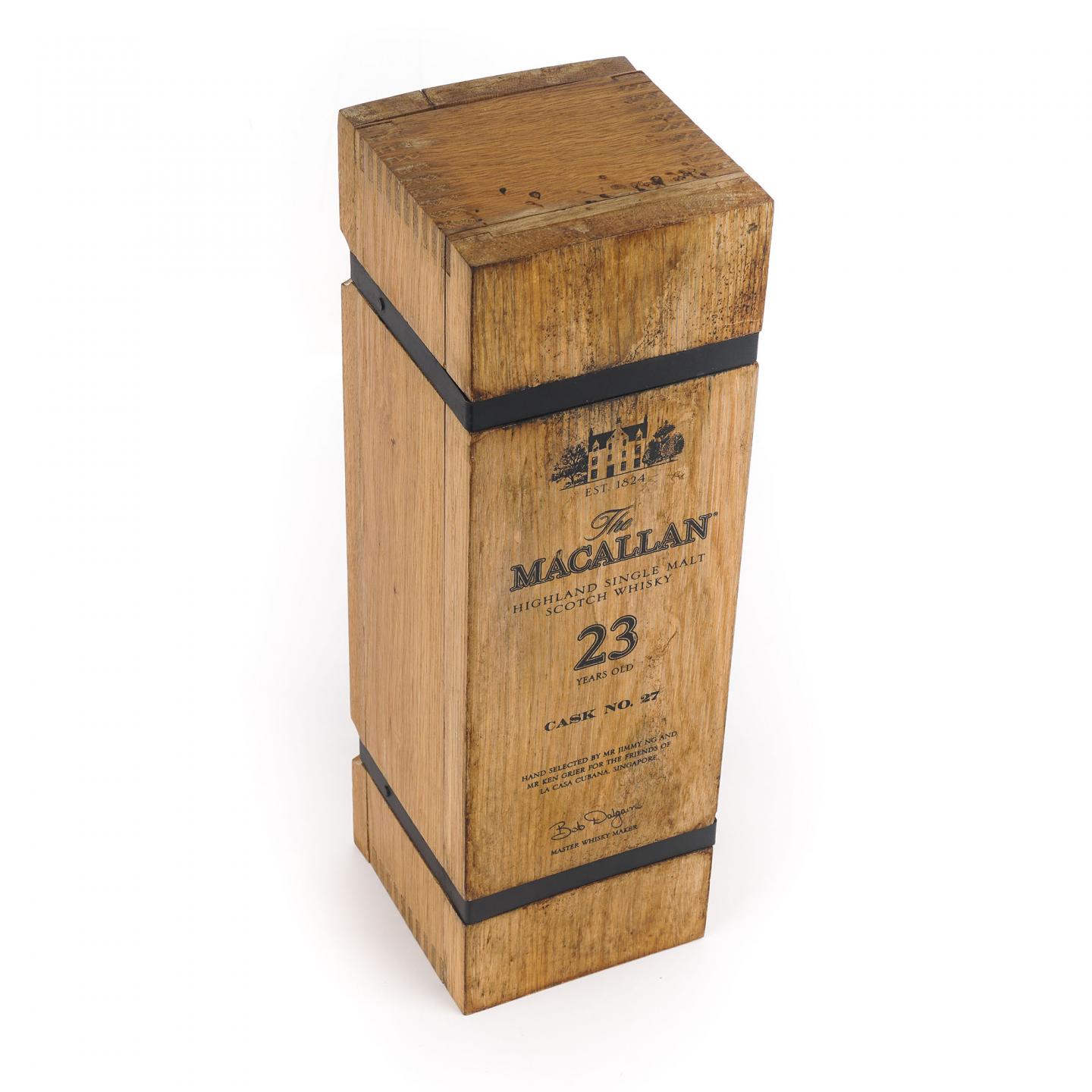 Macallan 麦卡伦 23年 雪莉单桶#27 新加坡市场