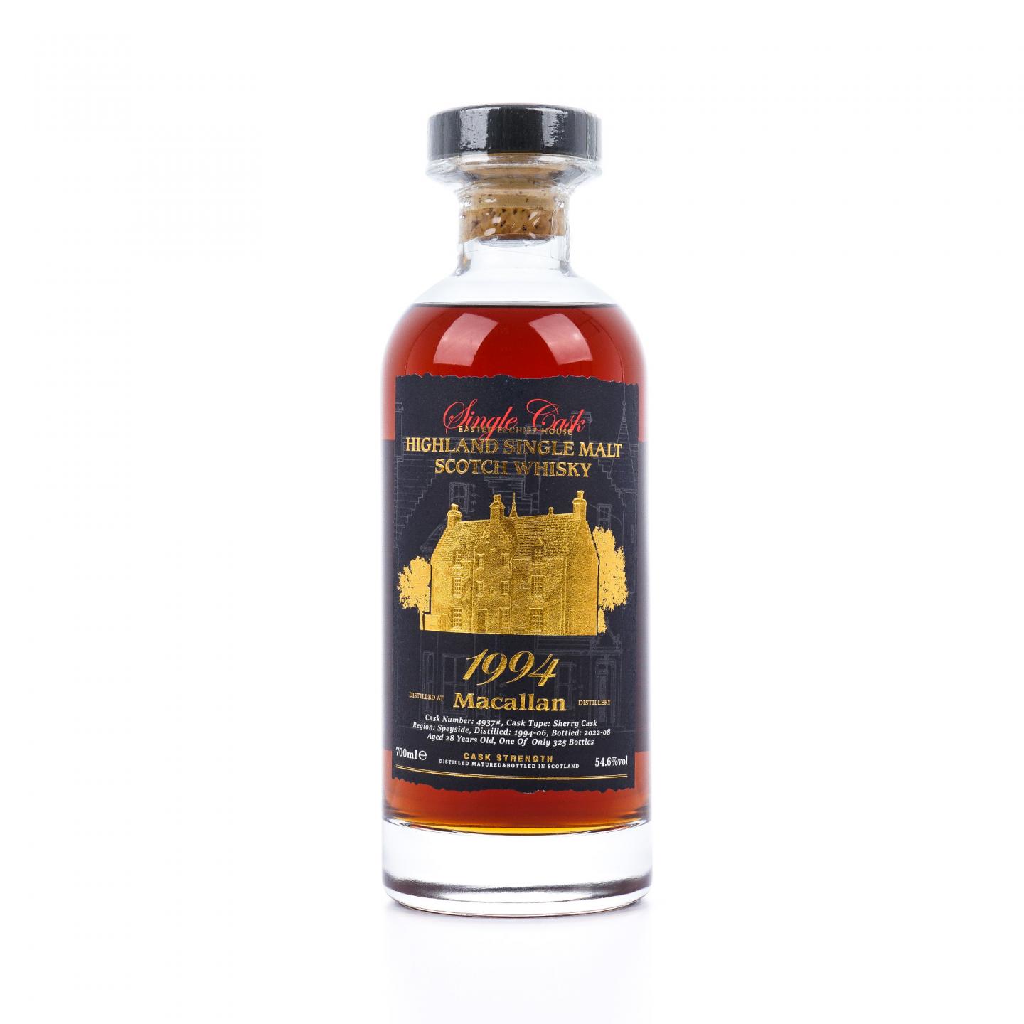 Macallan 麦卡伦 28年 1994-2022 桶强 雪莉单桶#4937