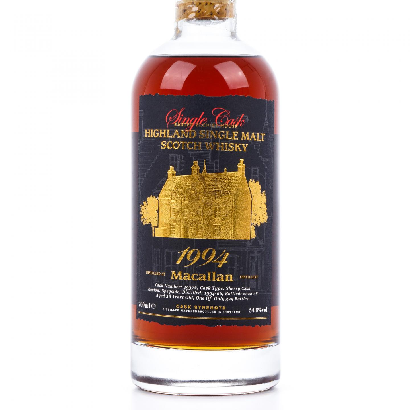 Macallan 麦卡伦 28年 1994-2022 桶强 雪莉单桶#4937