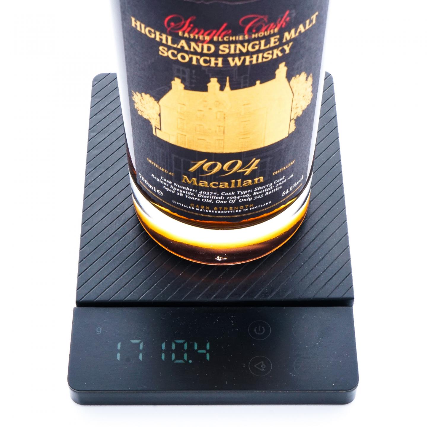 Macallan 麦卡伦 28年 1994-2022 桶强 雪莉单桶#4937