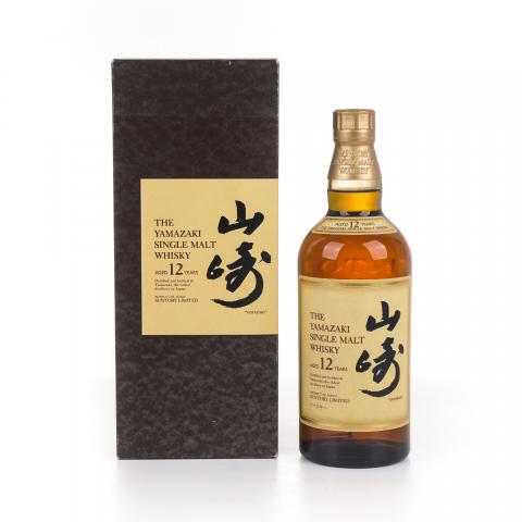 山崎 12年 Single Malt 金花盖
