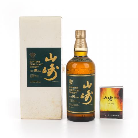 山崎 10年 金花标 绿标 Pure Malt 750ml