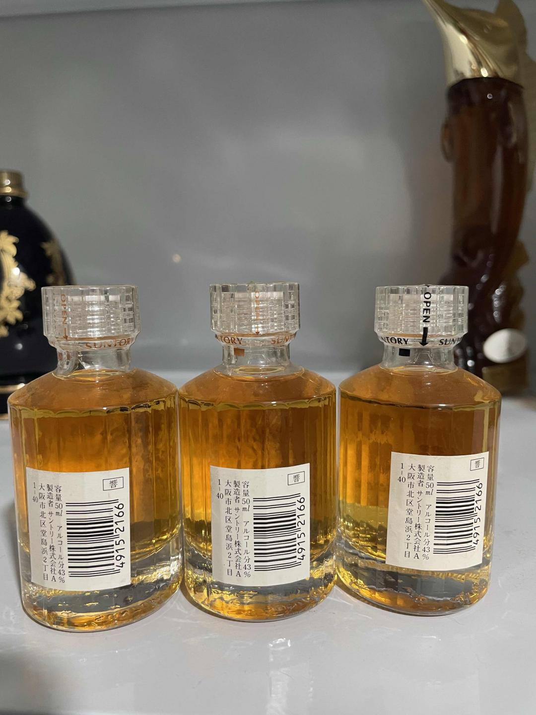 三得利響金花版小酒版50mlx3瓶