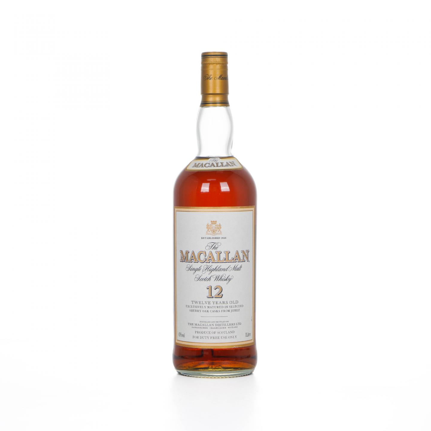 Macallan 麦卡伦 12年 雪莉桶 1000ml