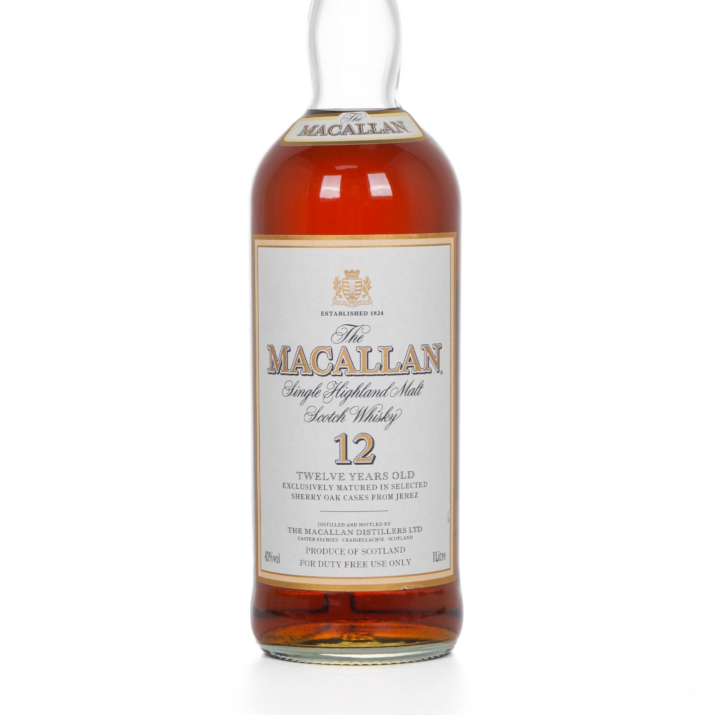 Macallan 麦卡伦 12年 雪莉桶 1000ml