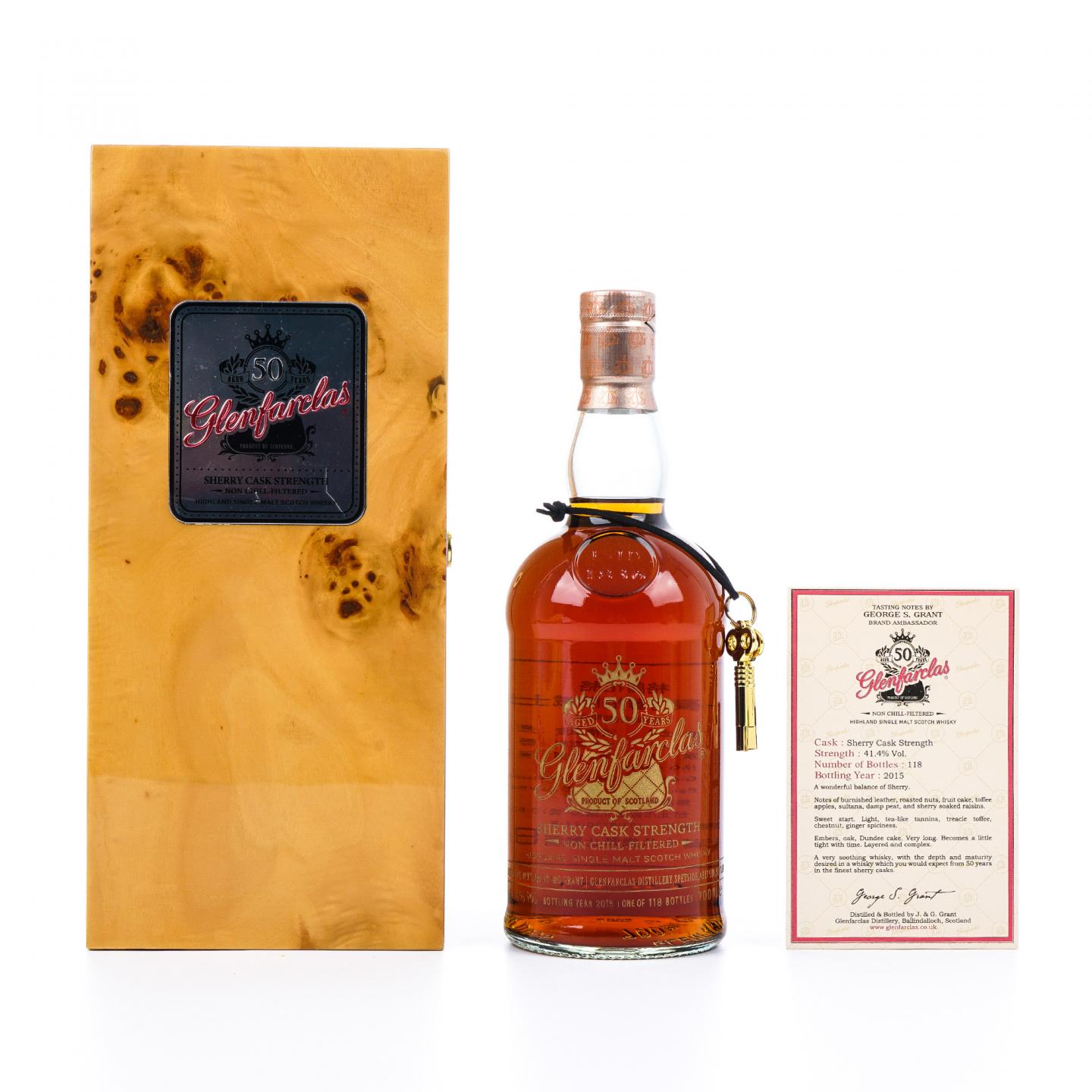Glenfarclas 格兰花格 50年 2015 雪莉桶强 台湾限定