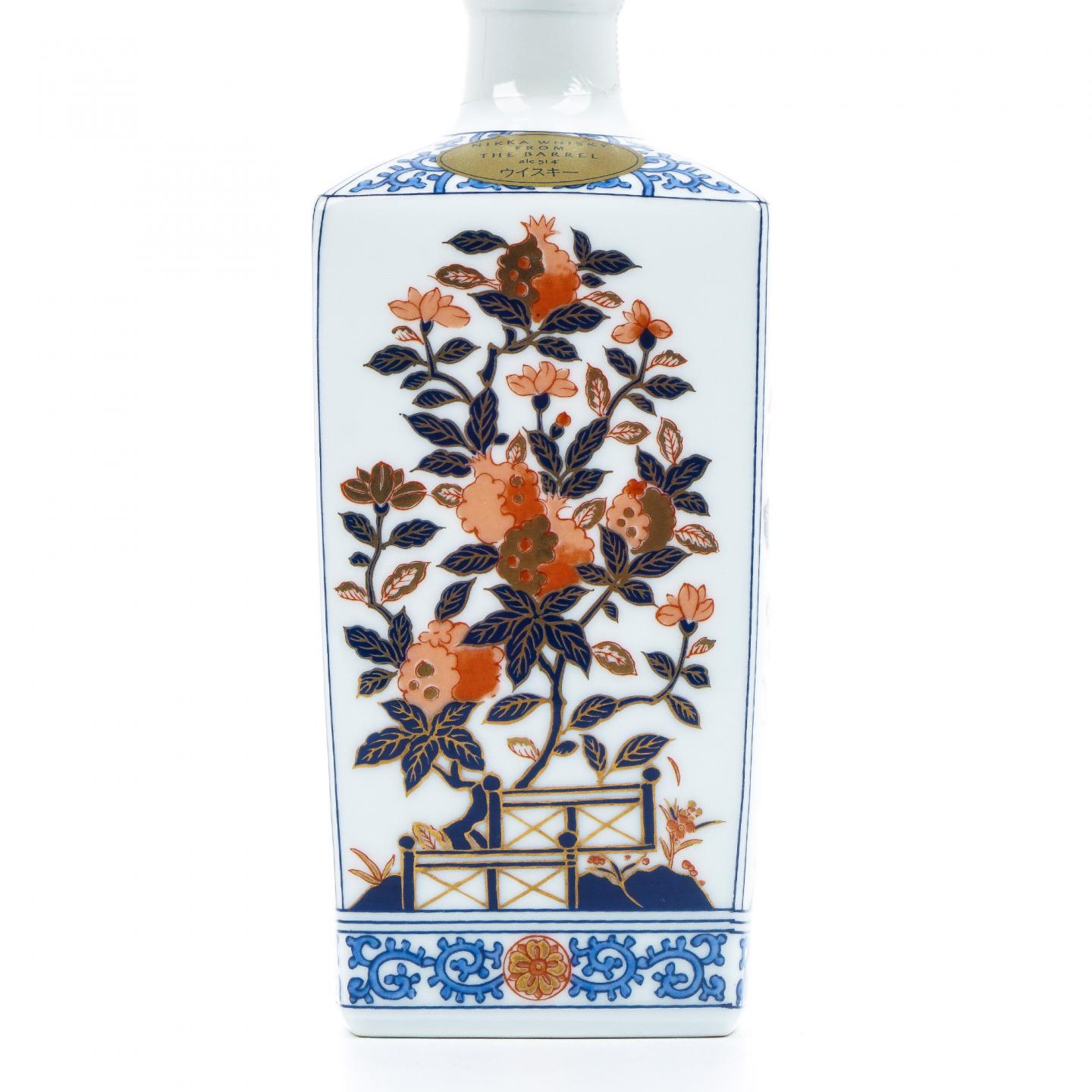 Nikka 四季花卉祥草纹 1990s 有田烧 600ml