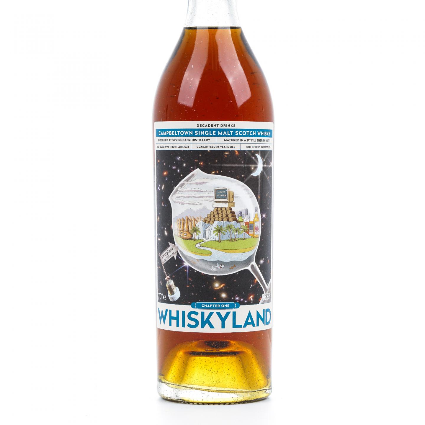 Springbank 云顶 26年 1998-2024 雪莉桶 Decadent Drinks