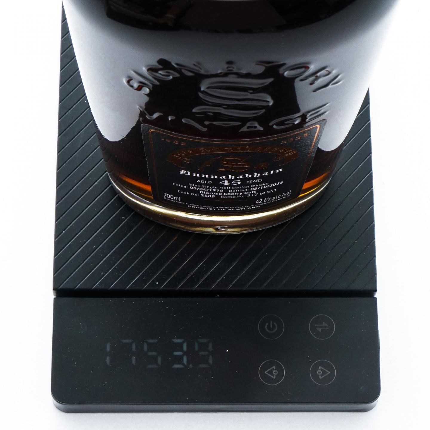 Bunnahabhain 布纳哈本 45年 1978-2023 SV 雪莉桶#2588 桶强