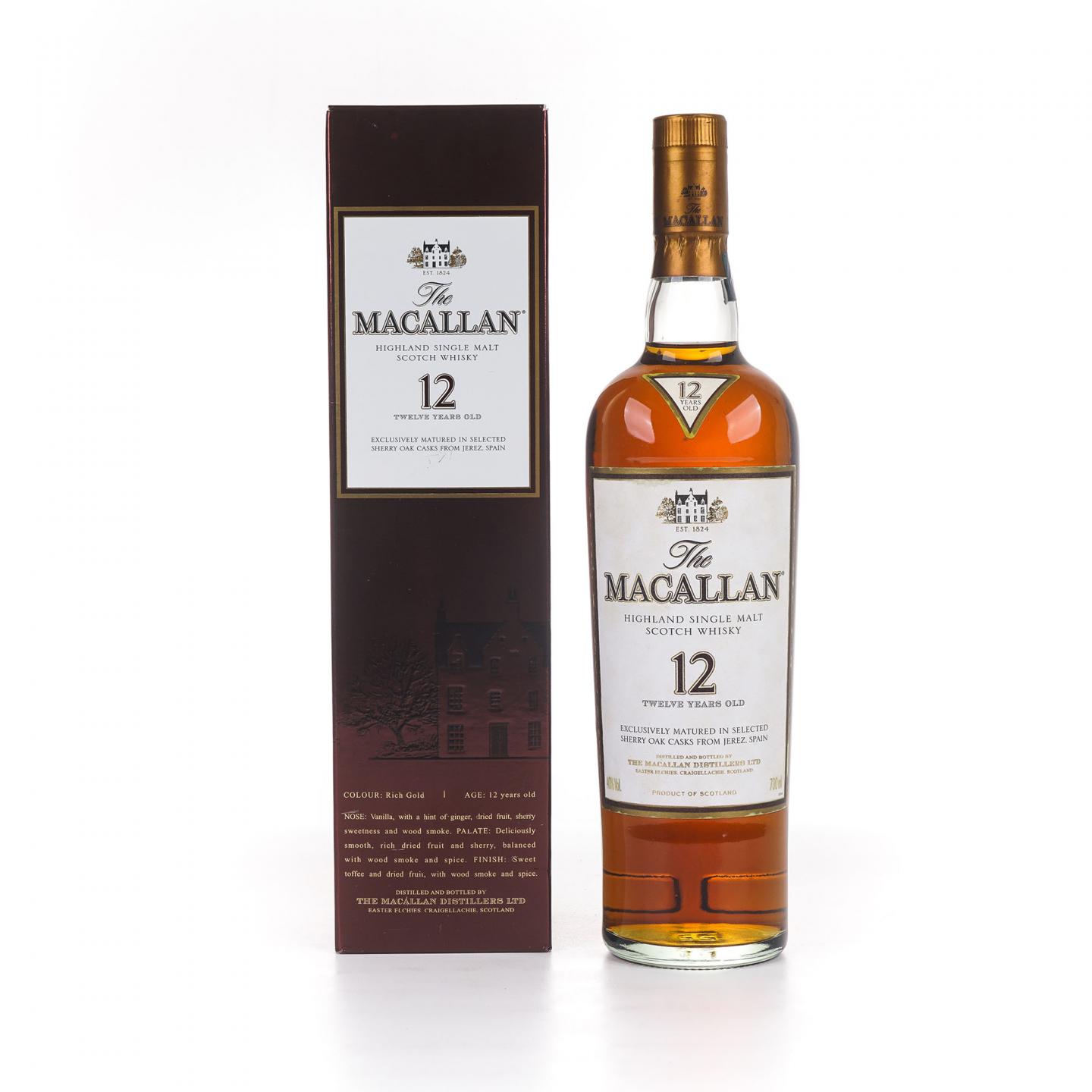 Macallan 麦卡伦 12年 雪莉桶 700ml