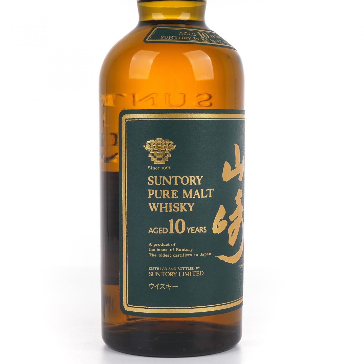 山崎 10年 金花标 绿标 Pure Malt