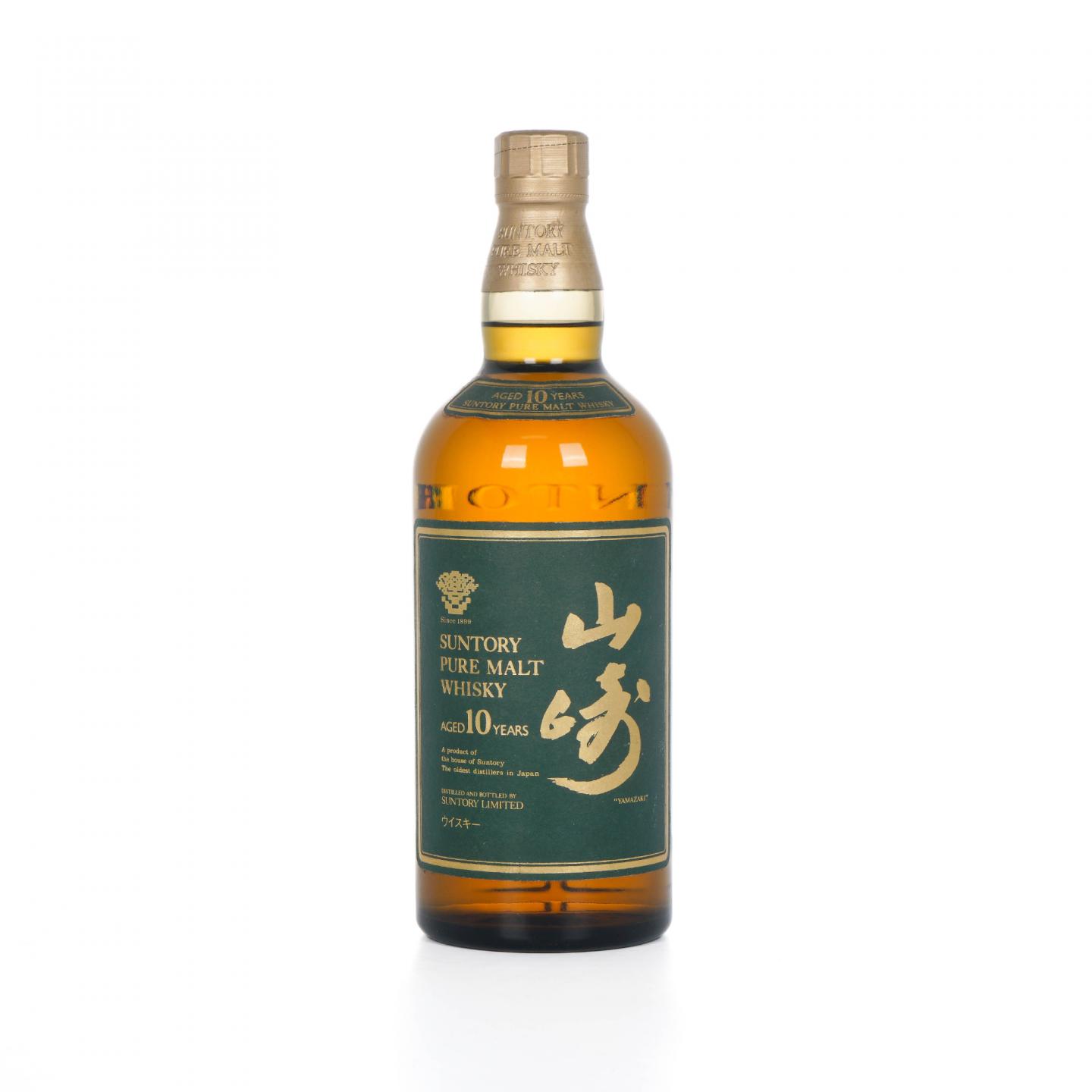 山崎 10年 金花标 绿标 Pure Malt 750ML