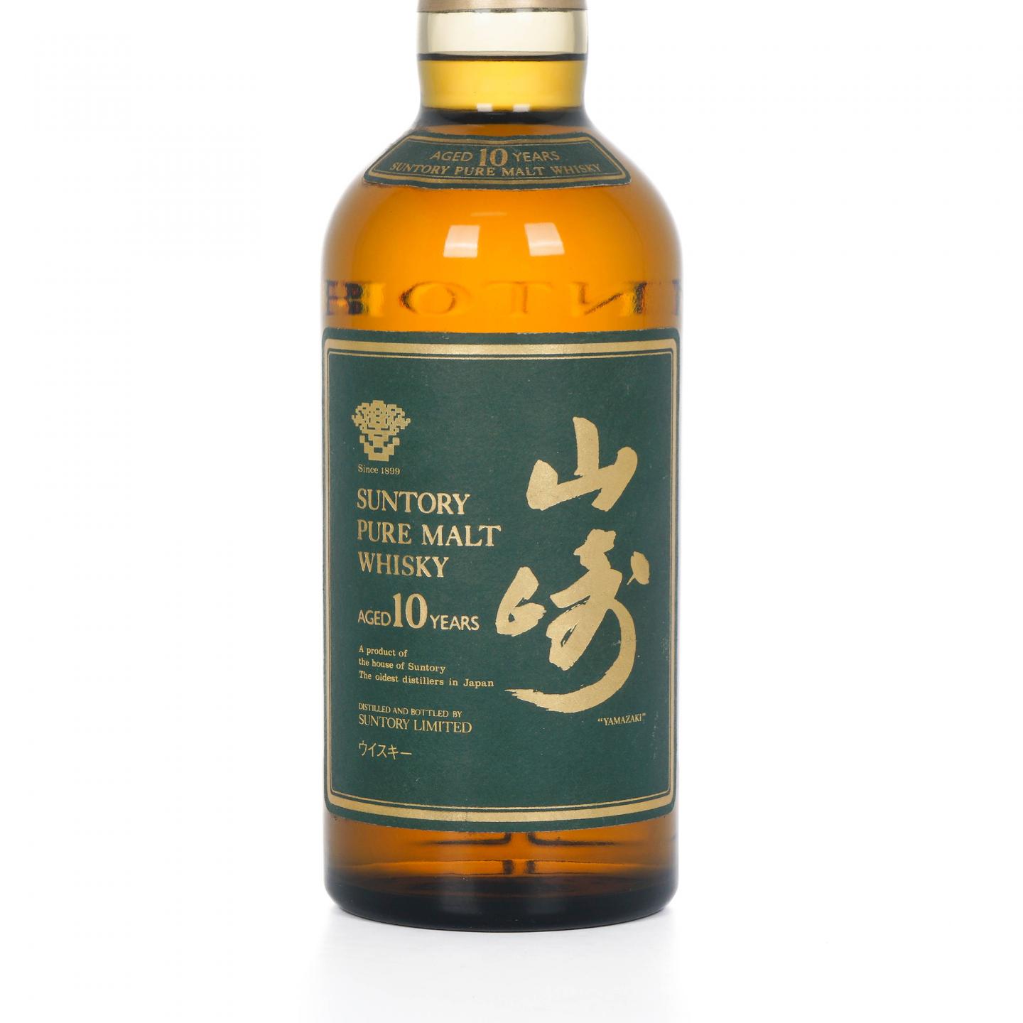 山崎 10年 金花标 绿标 Pure Malt 750ML