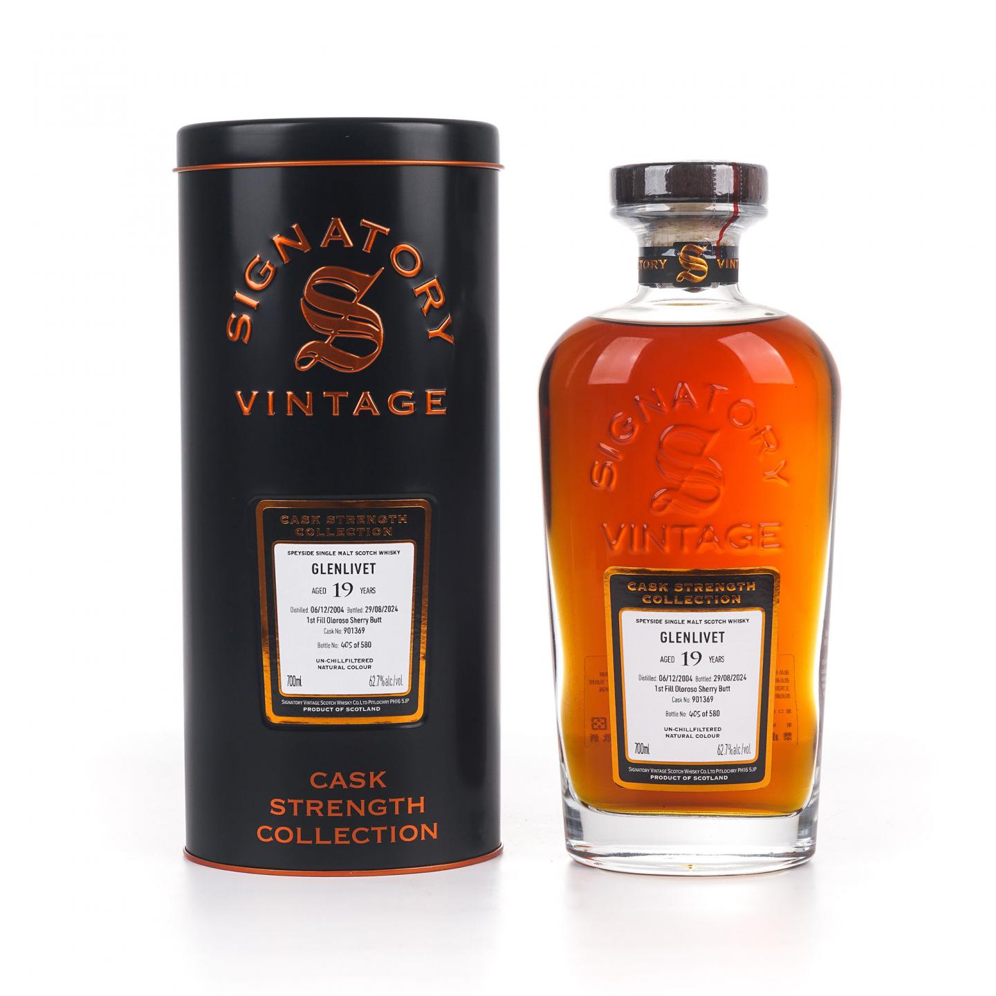 Glenlivet 格兰威特 19年 2004-2024 SV 雪莉桶#901369